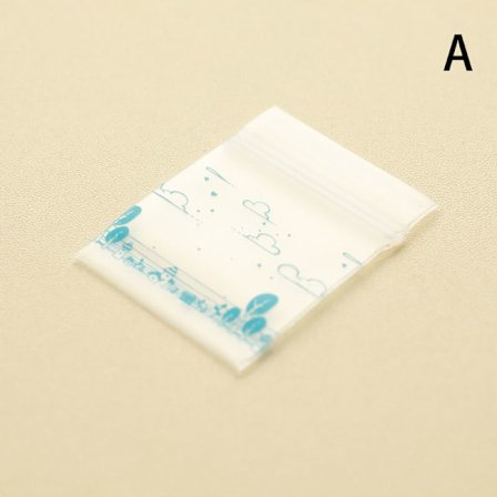 100 st Mini Ziplock-påsar Små förpackningspåsar Ziplock pillerförpackning