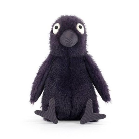 Jellycat Hocus Crow kosedyr, 22 cm