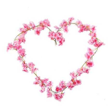 3 kpl Tekosiliaiset Kirsikkakukka Kukkaköynnös Riippuvat Silkkikukat Seppele Häät Juhla Koti Dekor