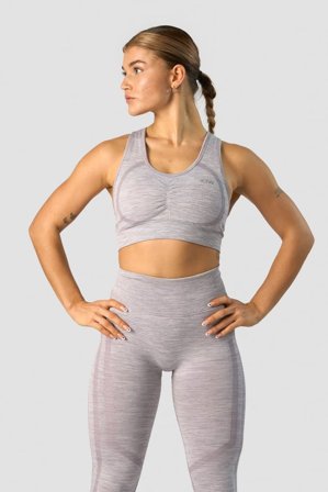 ICANIWILL - Rush Seamless Sports Bra Lavender Melange - Sports-BH - Damer - Træningstøj fra ICIW