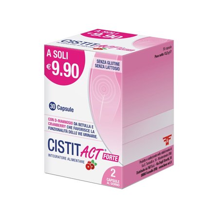 Cistit Act Forte 30 Capsule - Sollievo Rapido per Cistite