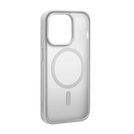 Puro Gradient MagSafe silikoneetui til iPhone 15 Pro Max - Sølv