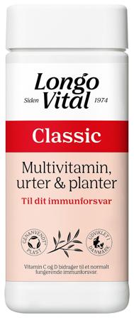 Longo Vital Multivitamin Classic med urter & planter 180 stk, Helse & Madvarer, Vitaminer, Multivitaminer