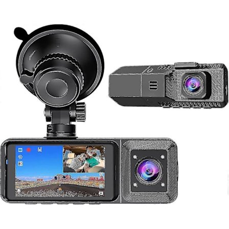 Redtiger F7n 4k Dash Cams - Wifi Gps Främre 4k/5k Och Bakre 1080p Dubbel Dash Kamera - Svart
