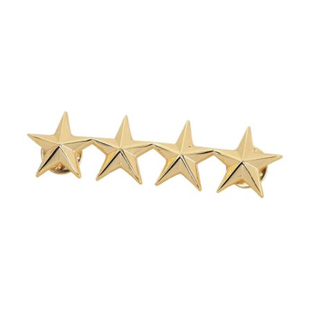 Liten Stjerne Badge Pentagram Femtagget Stjerne Badge Krage Jakkenål Veske Hatt Hijab Skjorte Brosje Pins Gave Tilbehør