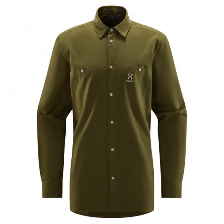 Haglöfs Curious Hemp Shirt Men Olive Green - L