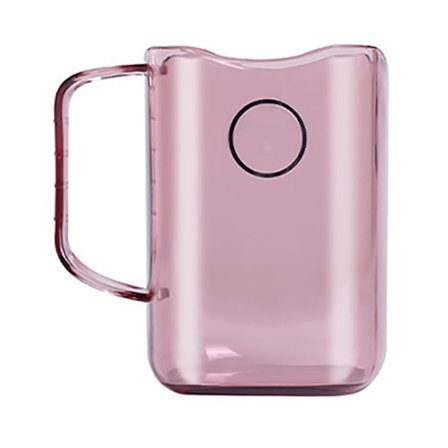 Badeværelse Tandbørstekop Stor Kapacitet Plastik Tandbørstekop med Håndtag til Hjemmet Pink