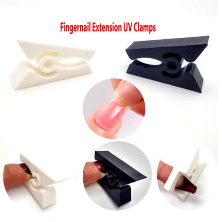 Nagelförlängning Uv-klämmor/ Nagelklämma Manikyrverktygssats 1 Pcs White