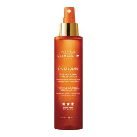 INSTITUT ESTHEDERM L'Huile Solaire - Sole Forte 150ml - Olio solare corpo alta prot.