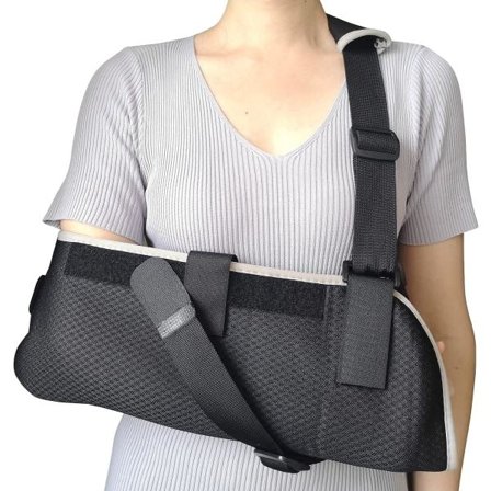 Arm Sling Skulder Immobilisator, støtterem for skulderskade, brukket albue med brukket albue, dislokasjonsstøtte