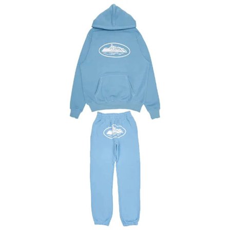 CORTEIZ Alcatraz Hættetrøje Sort Sæt C-WYTZ19-SKY BLUE SÆT