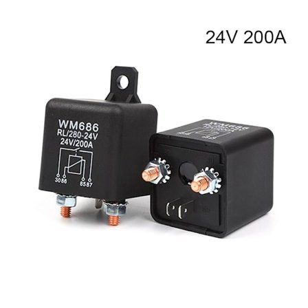Bilrelæ Startrelæ 24V 200A 24V 200A