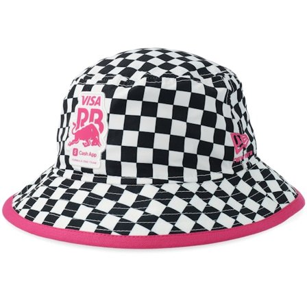 New Era - Negro bucket Sombrero - RB F1 26 Checkerboard Tapered Black/White Bucket @ Hatstore
