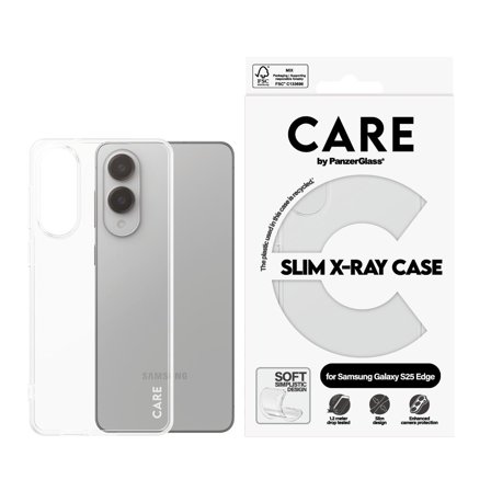 PanzerGlass PG CARE FASH CASE TRANSP X-RAY SOFT SAMSUNG GALAXY S25 EDGE ACCS