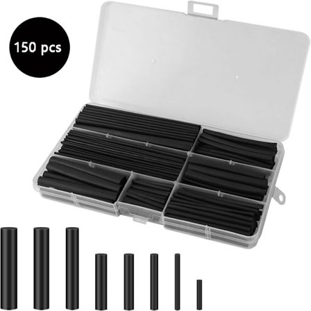 Krympslangssats för kablar, perfekt för elektrisk isolering och vattentät prestanda, marinklassad krympslang med dubbelväggslim