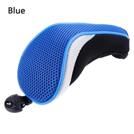 Mesh Golf Headcover Golf Club Rescue Head Covers Blå