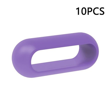 10Pcs Xiaomi Smart Band 8 Pro Klockarmband Silikonhållare Ögla Klockarmband Fästring - Lila