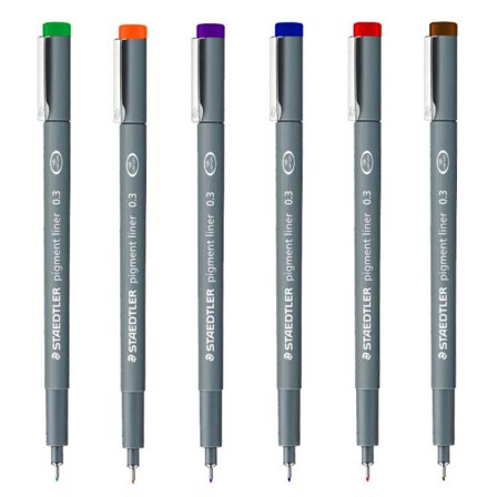 Staedtler Pigment Liner Color 0.3mm Green