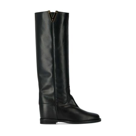 Via Roma 15 High Laarzen , Zwart , Dames , Maat: 38 1/2 EU Laarzen