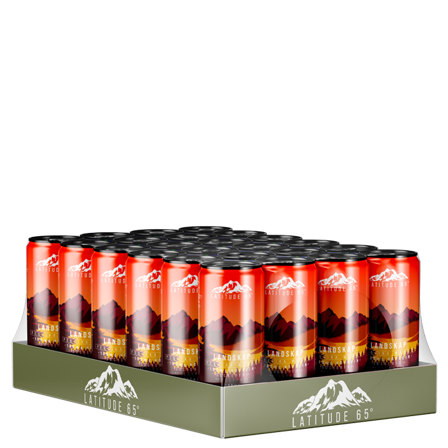 24 x Latitude 65 Energiajuoma 330 ml