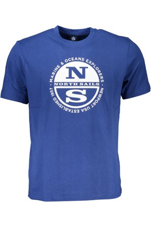 North Sails T-shirt Maniche Corte Uomo Blu