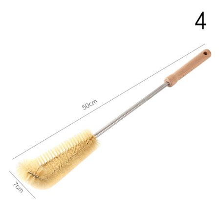 Lange håndtak av tre flaske rengjøringsbørste Kjøkken rengjøringsdrikk