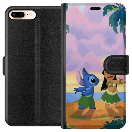 Apple Iphone 8 Plus Plånboksfodral Lilo And Stitch