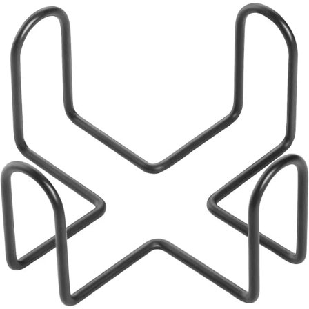 [xin] Minimalistinen musta lasinalusteline rautametallista sekä pyöreille että neliömäisille lasinalusille