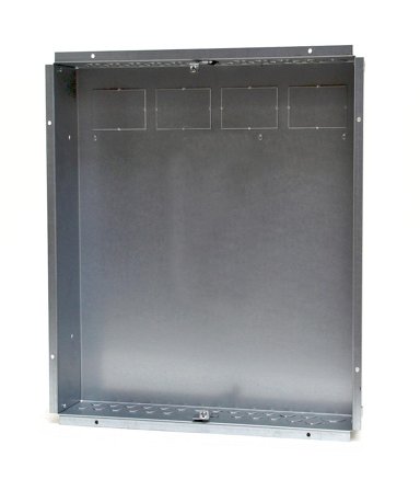 Garo NIL 80-4 Bunnkasse innfelt montering, metall, 20 moduler 4 x 20 moduler, Elfordeling & strømforsyning