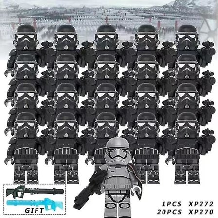 21 stk. Star Wars Clone Troopers Børnegave Legetøj db