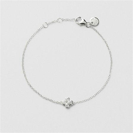 Clear Clover Bracelet