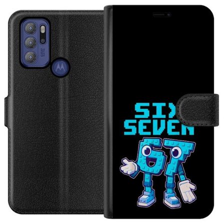 Kompatibelt Plånboksfodral till Motorola Moto G60S Pixel Number Duo