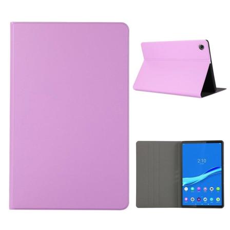 Lenovo Tab M10 FHD Plus yksinkertainen nahkainen läppäkotelo - Violetti Purple