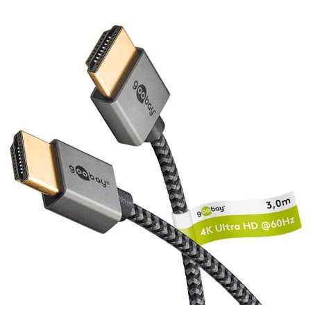 Ohut High Speed HDMI -kaapeli Ethernetillä