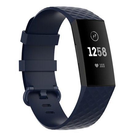 Vattentätt Fitbit Charge 4 etc. band - Blått