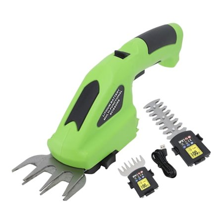 Elektrisk gräsklippare häcksax 2000MAH uppladdningsbart litiumjonbatteri gräsklippare häcktrimningsmaskin 3.6V