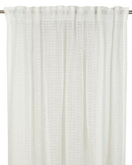 Multibåndslængder Abby ensfarvede 135x280 cm Off-white