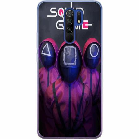 Xiaomi Redmi 9 Genomskinligt Skal Squid Game