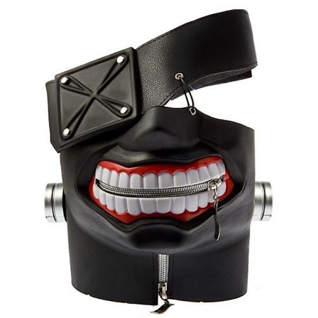 Anime Tokyo Ghoul Kaneki Ken Cosplay Kostumer Maske Halloween Festmasker