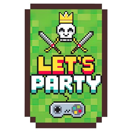 Game On Invitationskort