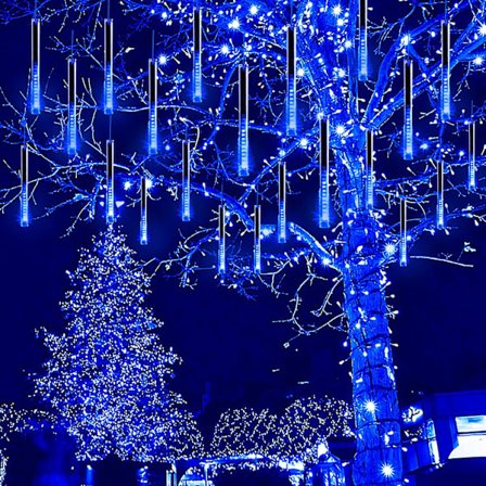 Julebelysning utendørs, Meteor Shower Lights Fallende Regn Ligh