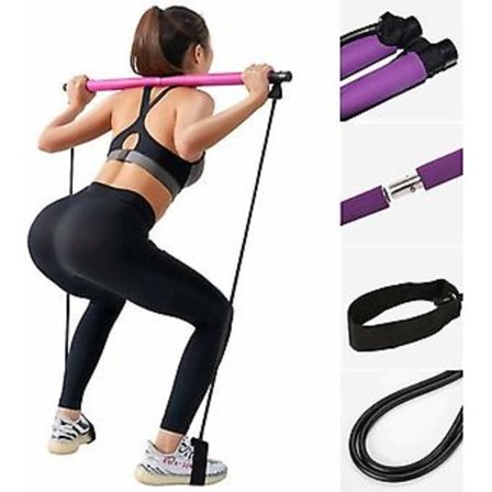 Träningsmaskin - Långt Motstånd - för Styrketräning, Lila, 91 cm