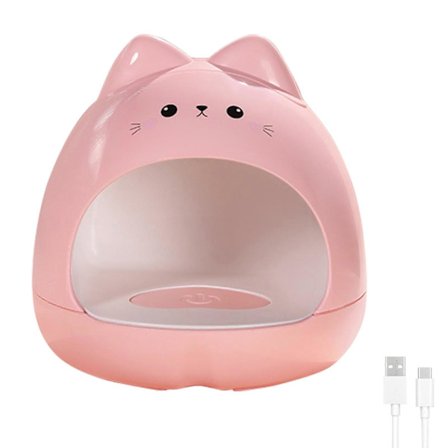24W Portabel Mini Nagelkonst UV-lampa, Katt Nagelkonst Lampa, UV Gel Lampa, Mörknar Inte Händerna, Snabbtorkande Nagelkonstverktyg