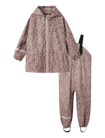 Nmfreflora Rain Set Fo Outerwear Rainwear Rainwear Sets Multi/mönstrad Name It