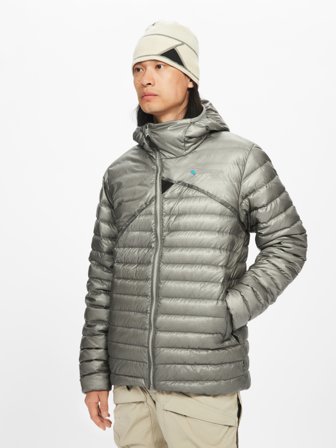 Klättermusen Lopt Hood Jacka Herr - Flint Grey - M