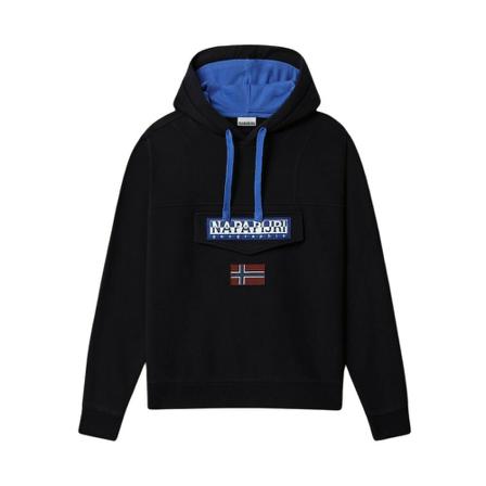 Napapijri, Hoodie Blauw, unisex, Maat:S