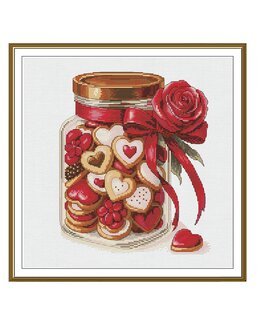 Broderipakke Bilde Søt kjærlighet - Nova Sloboda