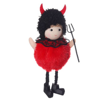 Dekorationer häxa svart katt trick hänge spökhus kostymfest dockrekvisita Halloween