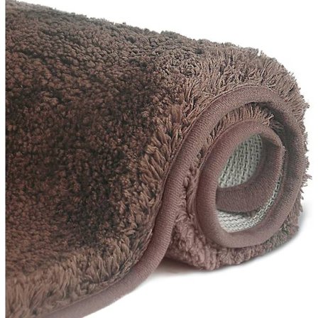 Halkskyddad badrumsmatta i mikrofiber, maskintvättbar golvmatta med