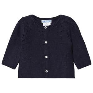 Jacadi Navy Garter Stitch Cardigan 6 months - Jumpers and knitwear - 6 months - Navy